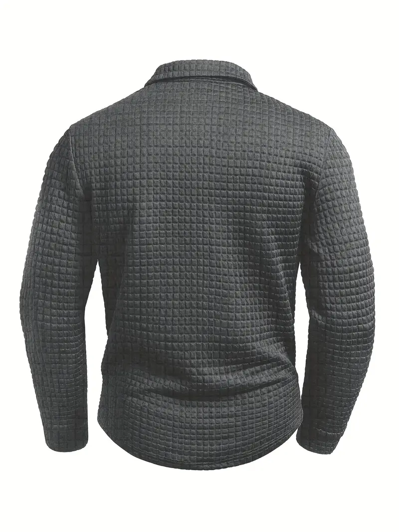 Ribbed Polo Sweater