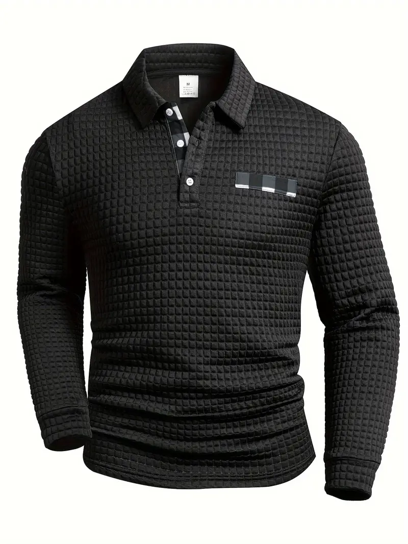 Ribbed Polo Sweater