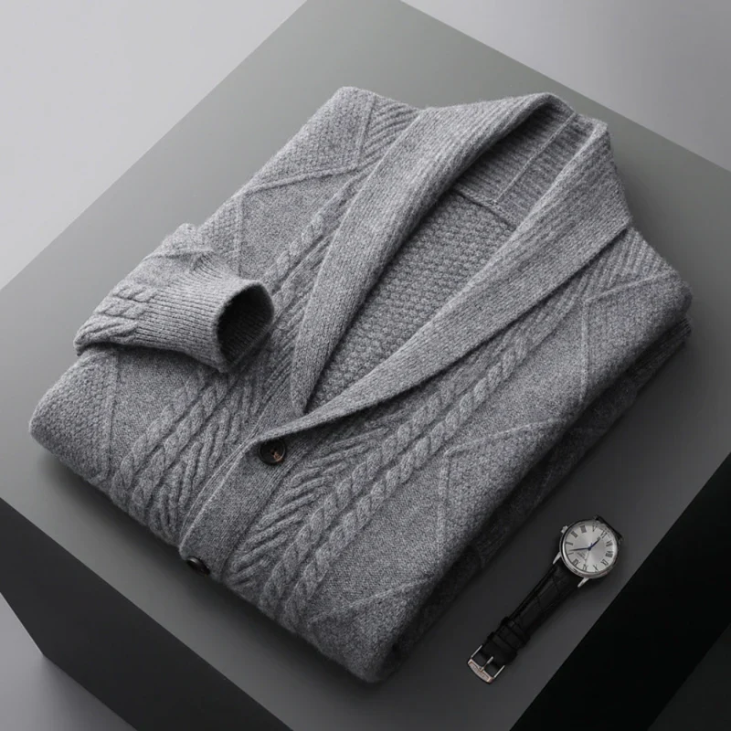 Savoca Merino Wool Cardigan