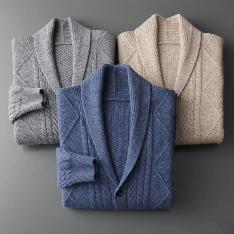 Savoca Merino Wool Cardigan
