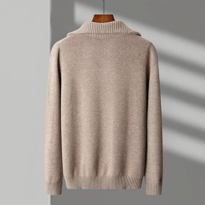 Taranto Merino Wool Zip Sweater