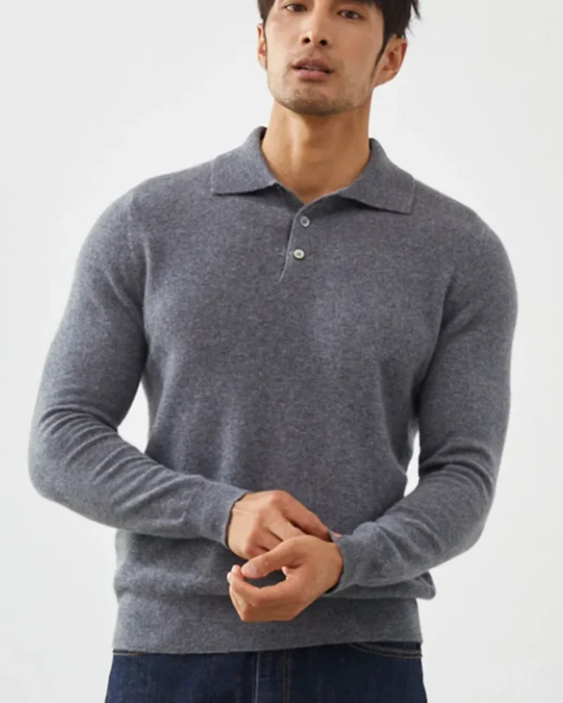 Ponza Cashmere Polo Sweater
