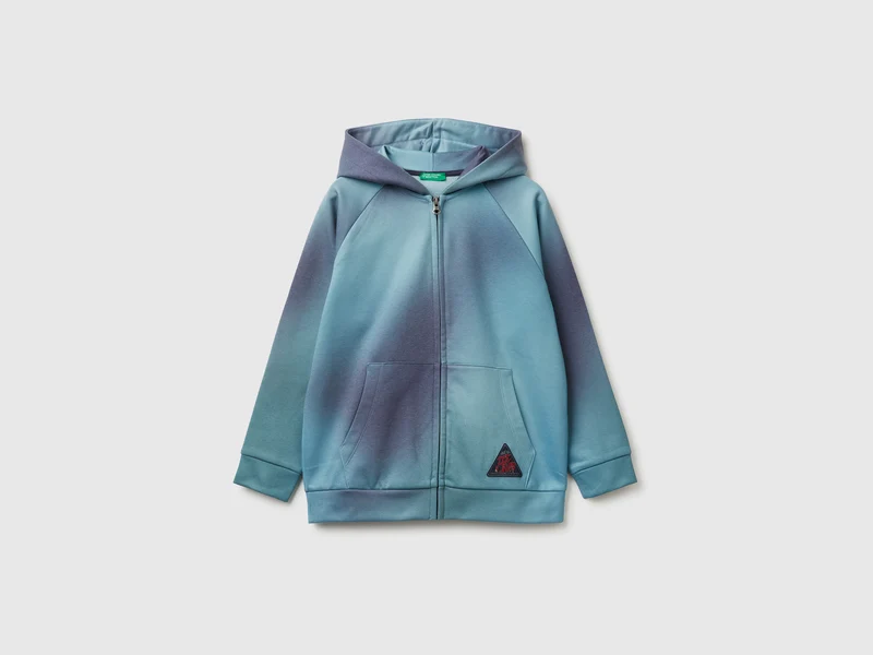 Sweatshirt mit Schattierungseffekt-Print