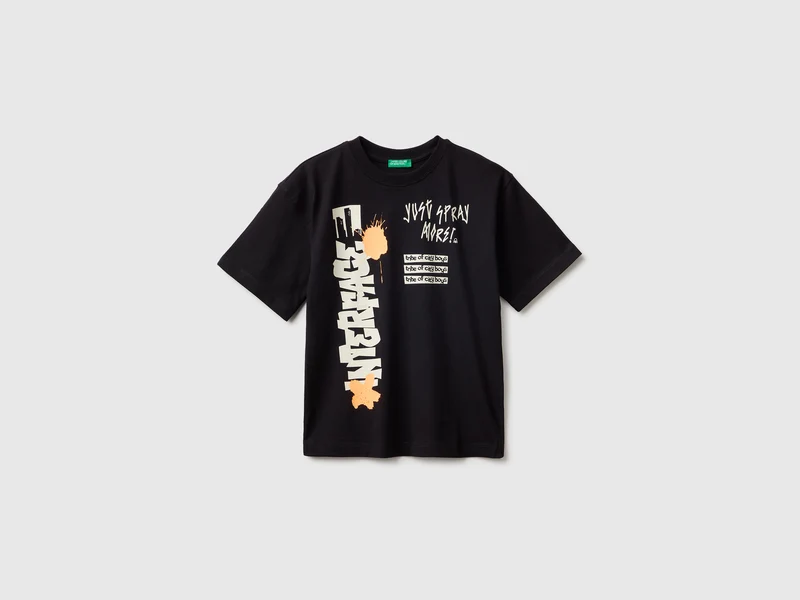 T-Shirt mit Vorder- und Rückendruck