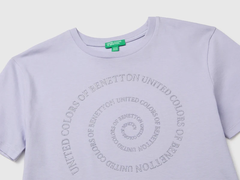 Glitzerdruck-T-Shirt