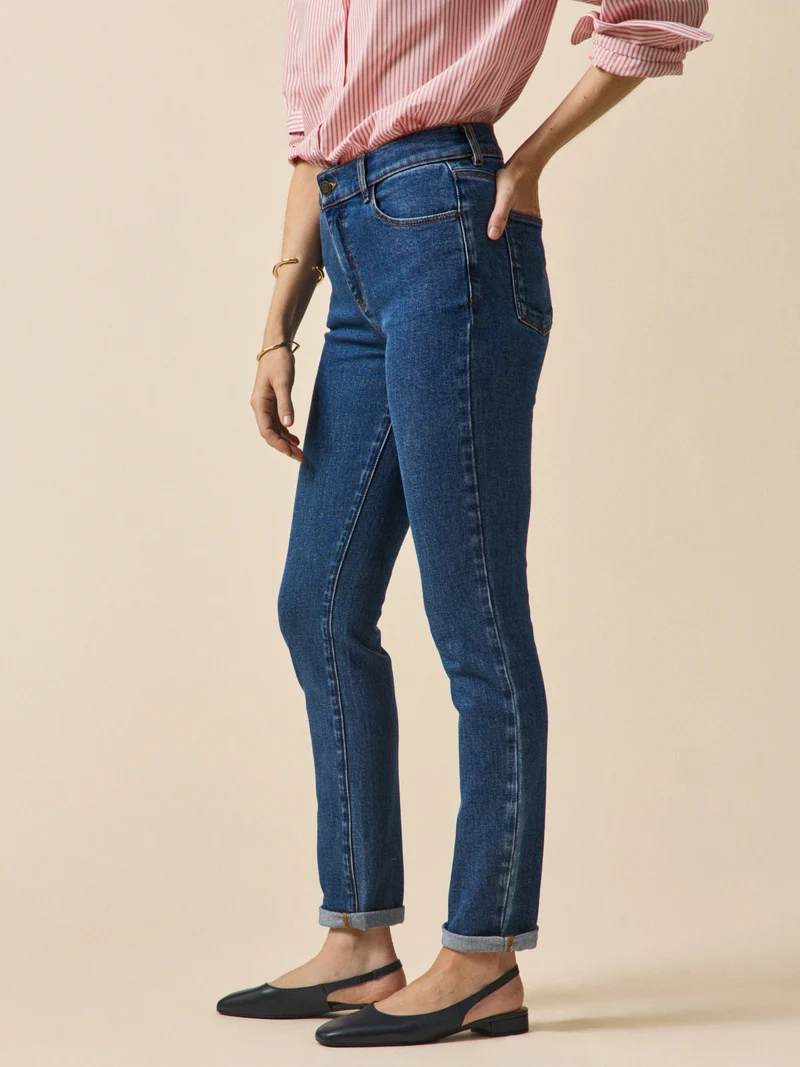 Damen Slim Fit Jeans Aurélie aus Bio-Bamwolle