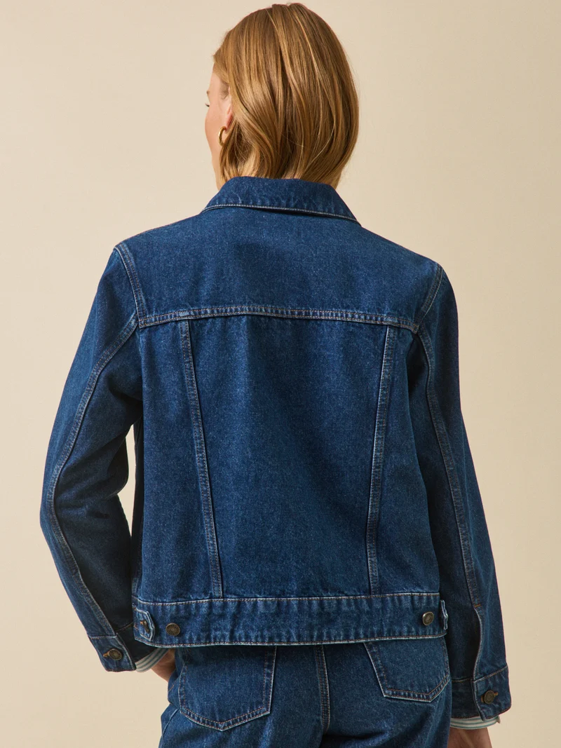 Damen-Jeansjacke aus Bio-Baumwolle