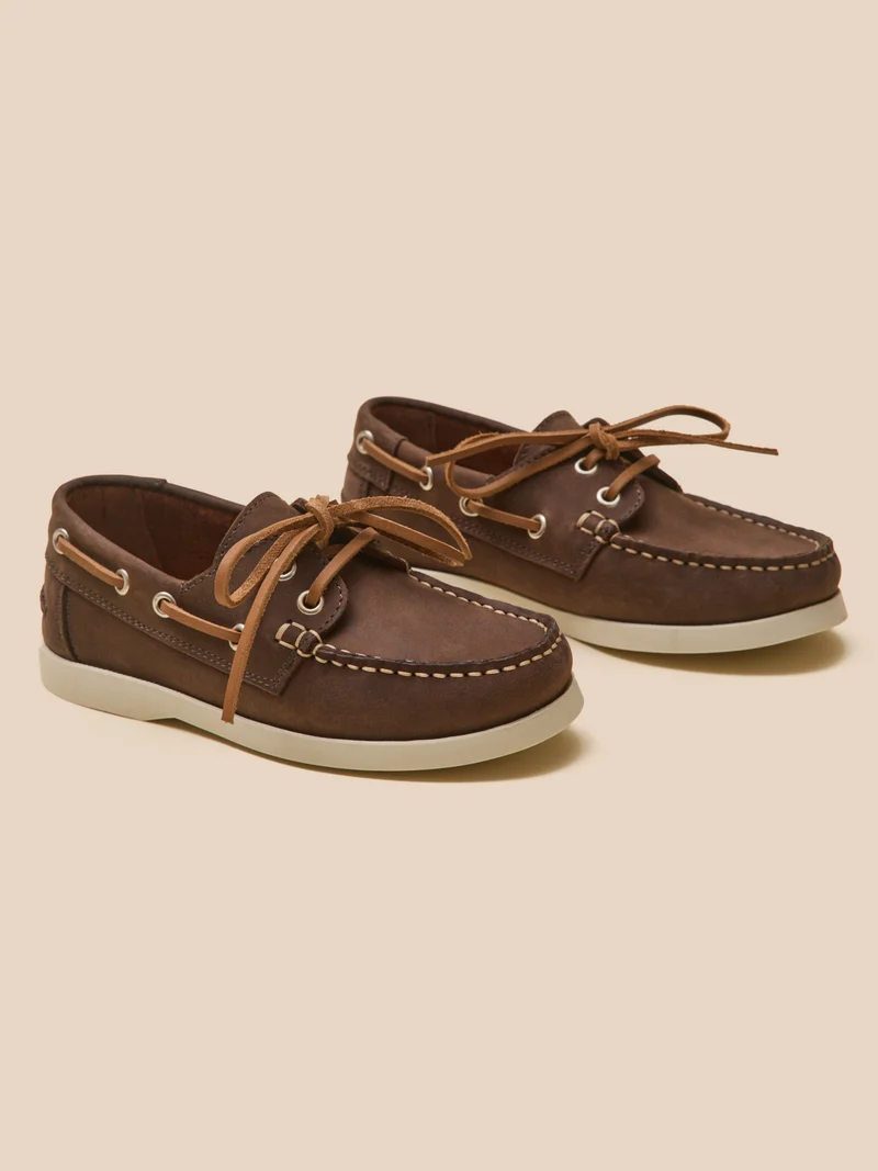 Jungen-Bootsschuhe aus Leder