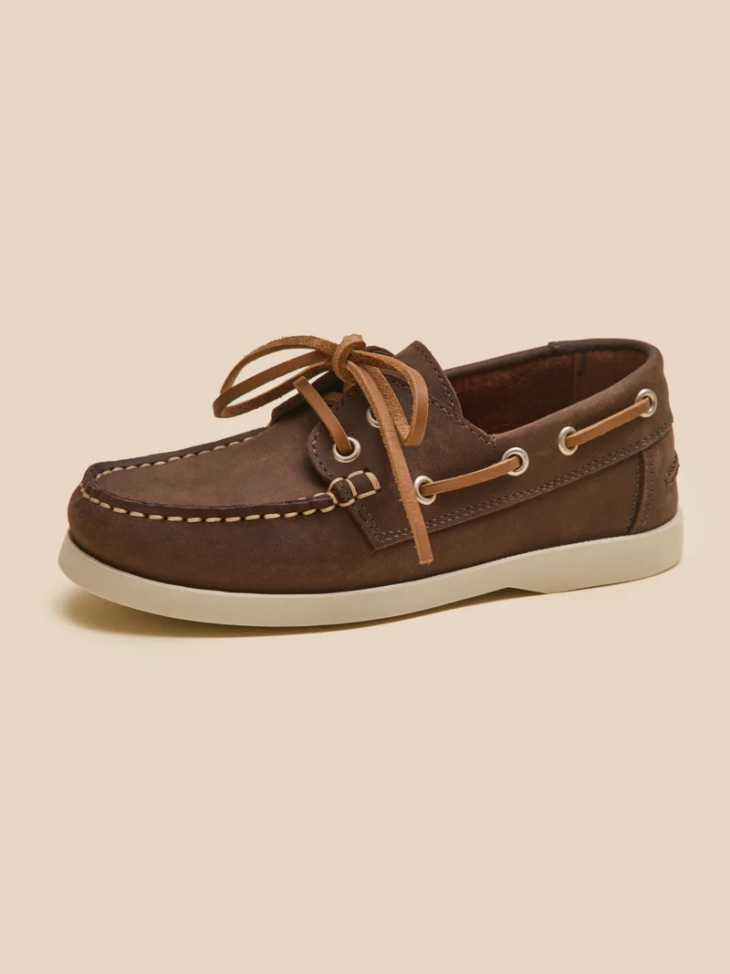 Jungen-Bootsschuhe aus Leder