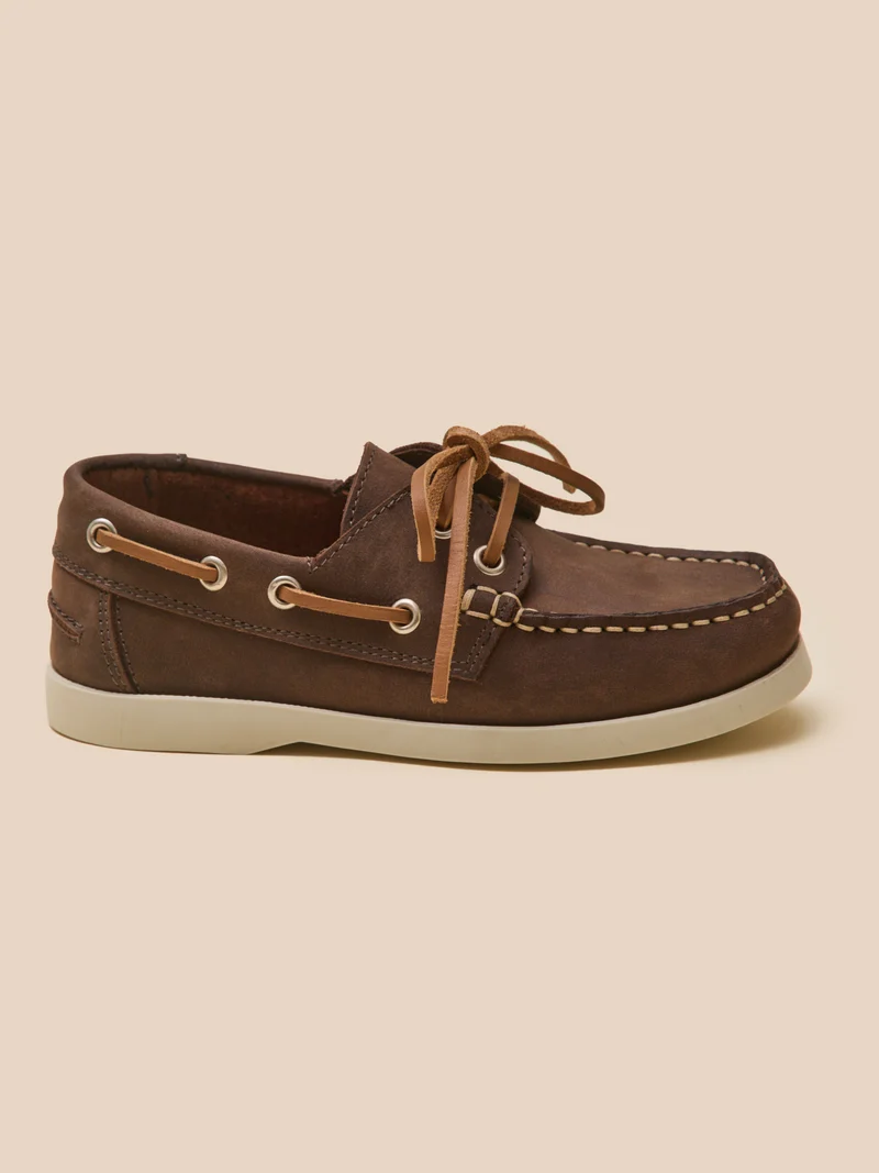 Jungen-Bootsschuhe aus Leder