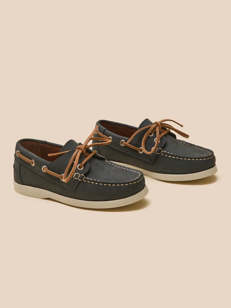 Jungen-Bootsschuhe aus Leder