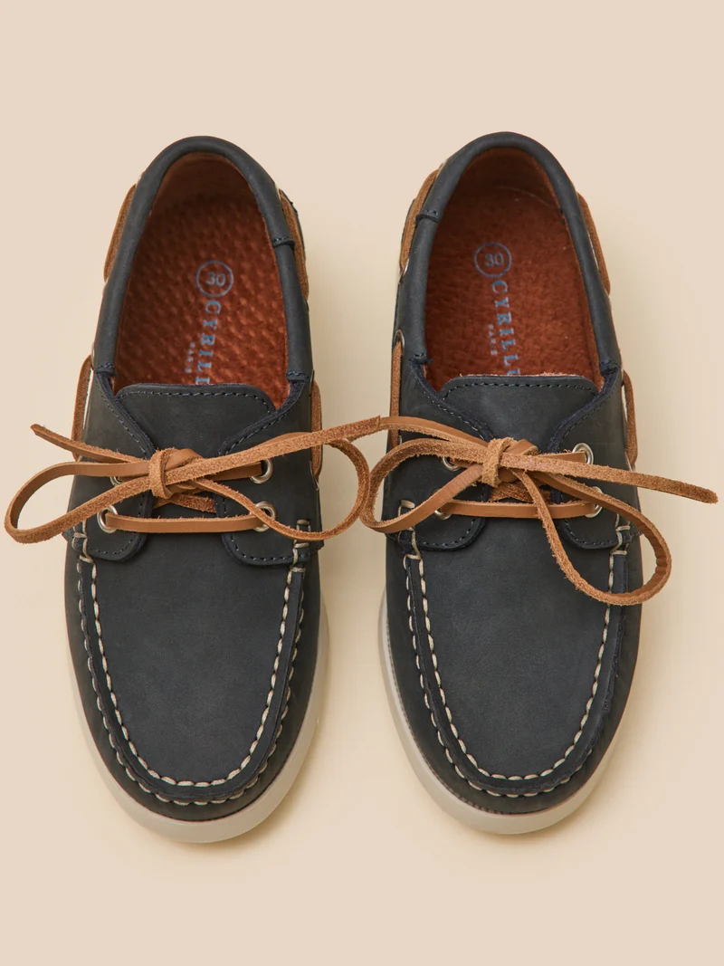 Jungen-Bootsschuhe aus Leder