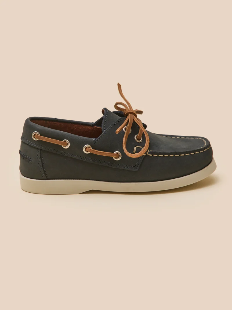 Jungen-Bootsschuhe aus Leder
