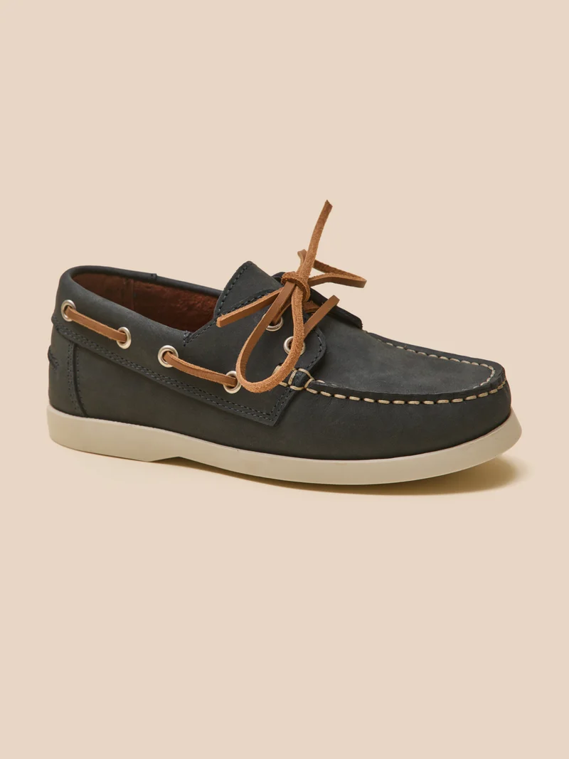 Jungen-Bootsschuhe aus Leder