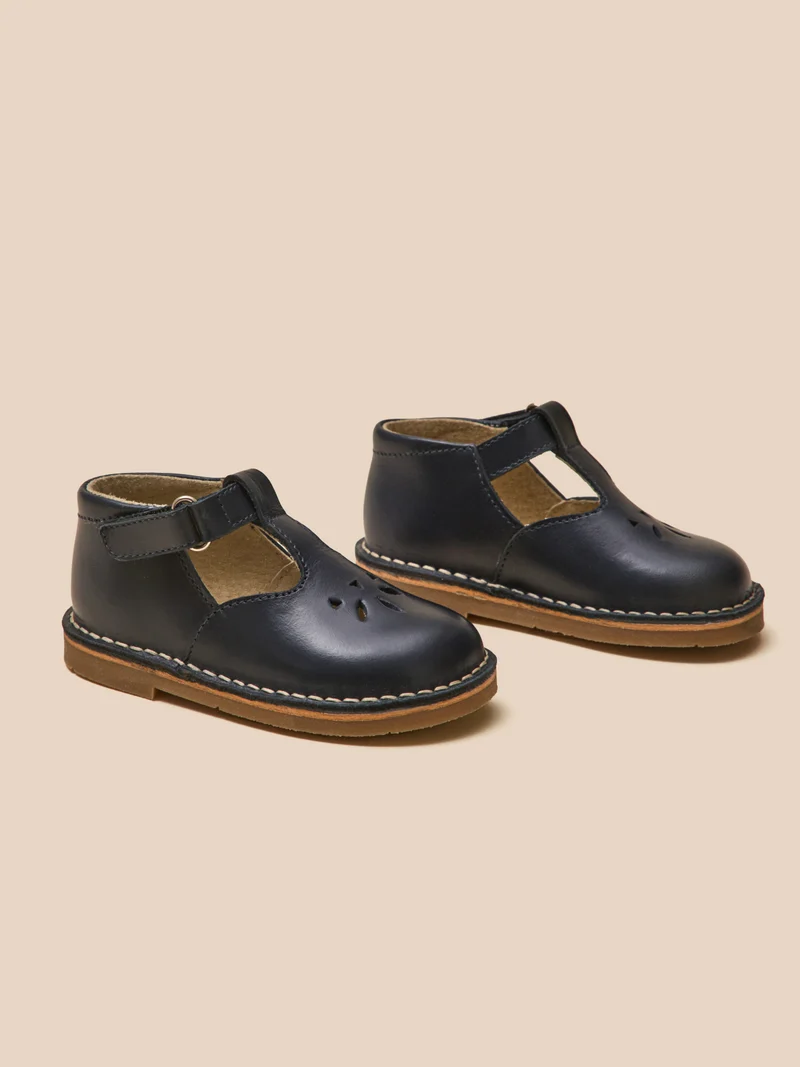 Baby-Spangenschuhe aus Leder