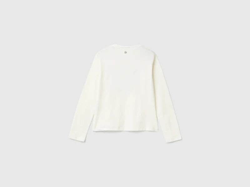 Shirt mit Lurex-Stickerei