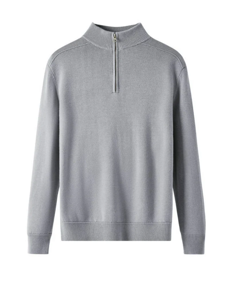 Capri Merino Wool Zip Sweater