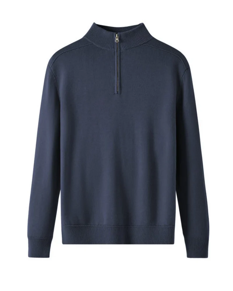 Capri Merino Wool Zip Sweater