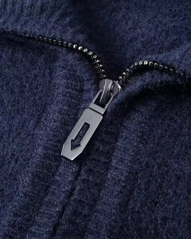 Gstaad Cashmere Quarter Zip Sweater
