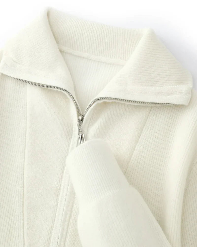 Portofino Cashmere Half Zip Sweater