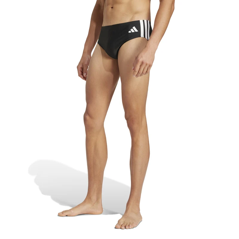 ADIDAS 3S BLD TRUNK Badehose Schwarz/Weiß Herren