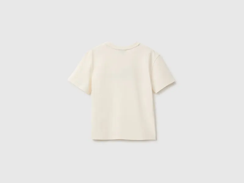 Glitzerdruck-T-Shirt