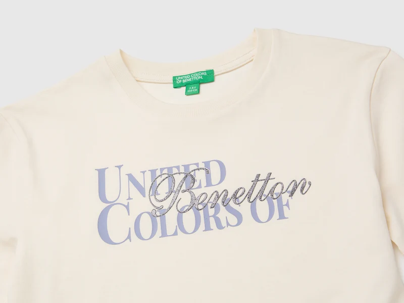 Glitzerdruck-T-Shirt