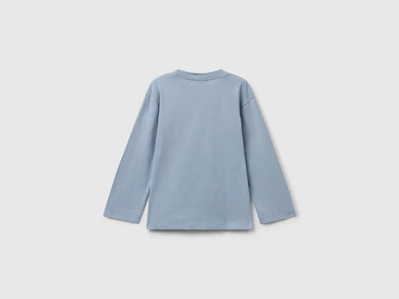 Langarm-T-Shirt mit Aufdruck