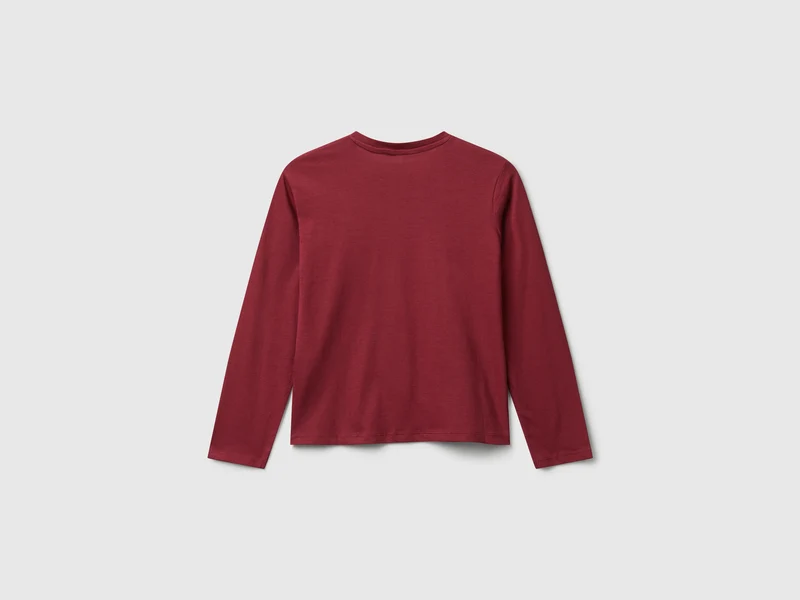 T-Shirt aus Baumwolle mit Pailletten