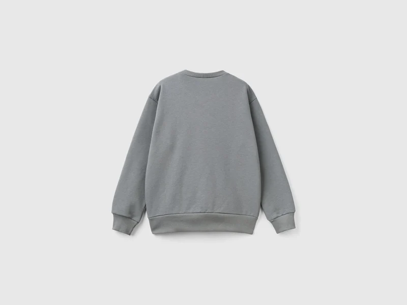 Rundhals-Sweater mit Print