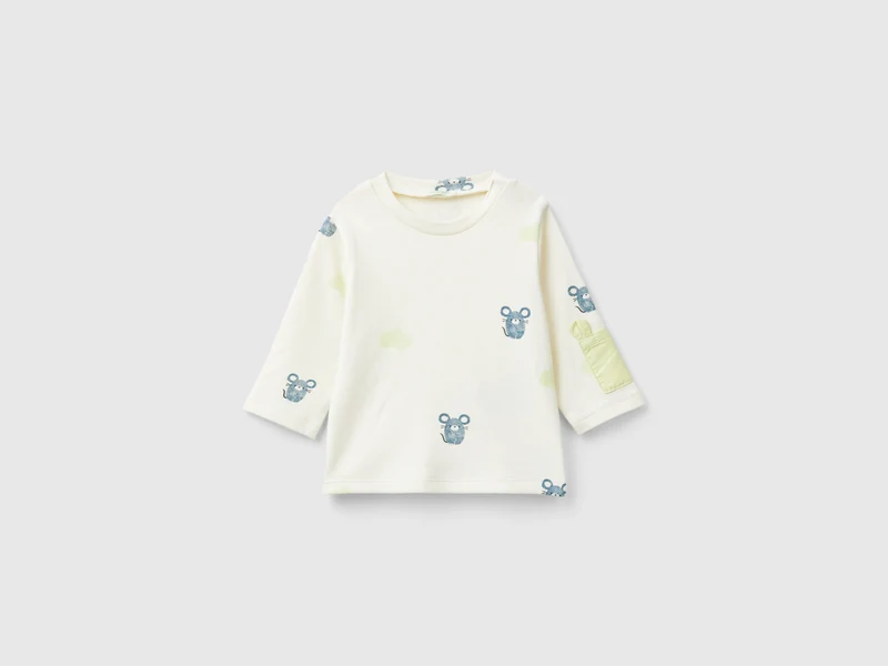 Shirt mit Mäuschendruck