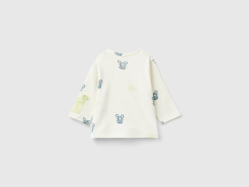 Shirt mit Mäuschendruck