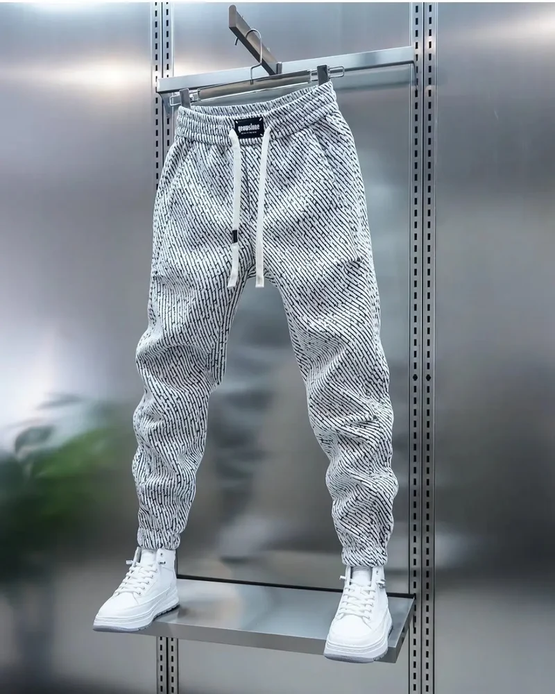Casual Pants with Pattern