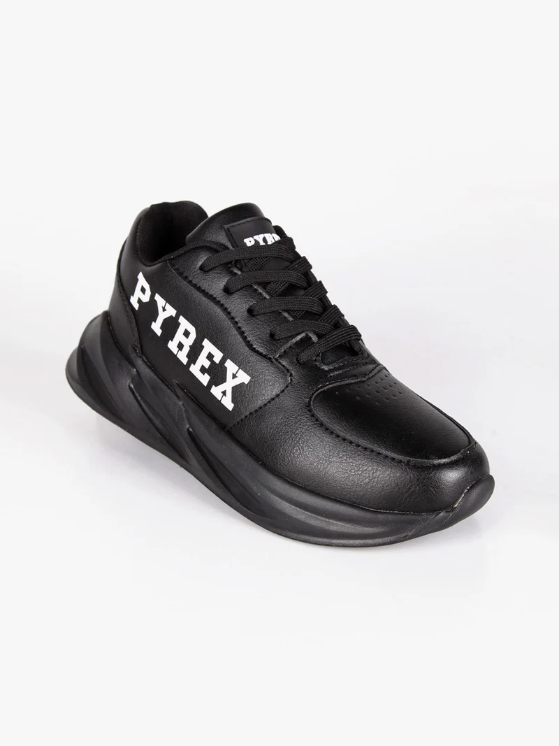 Chunky PY030124 Sneakers donna con zeppa - nero