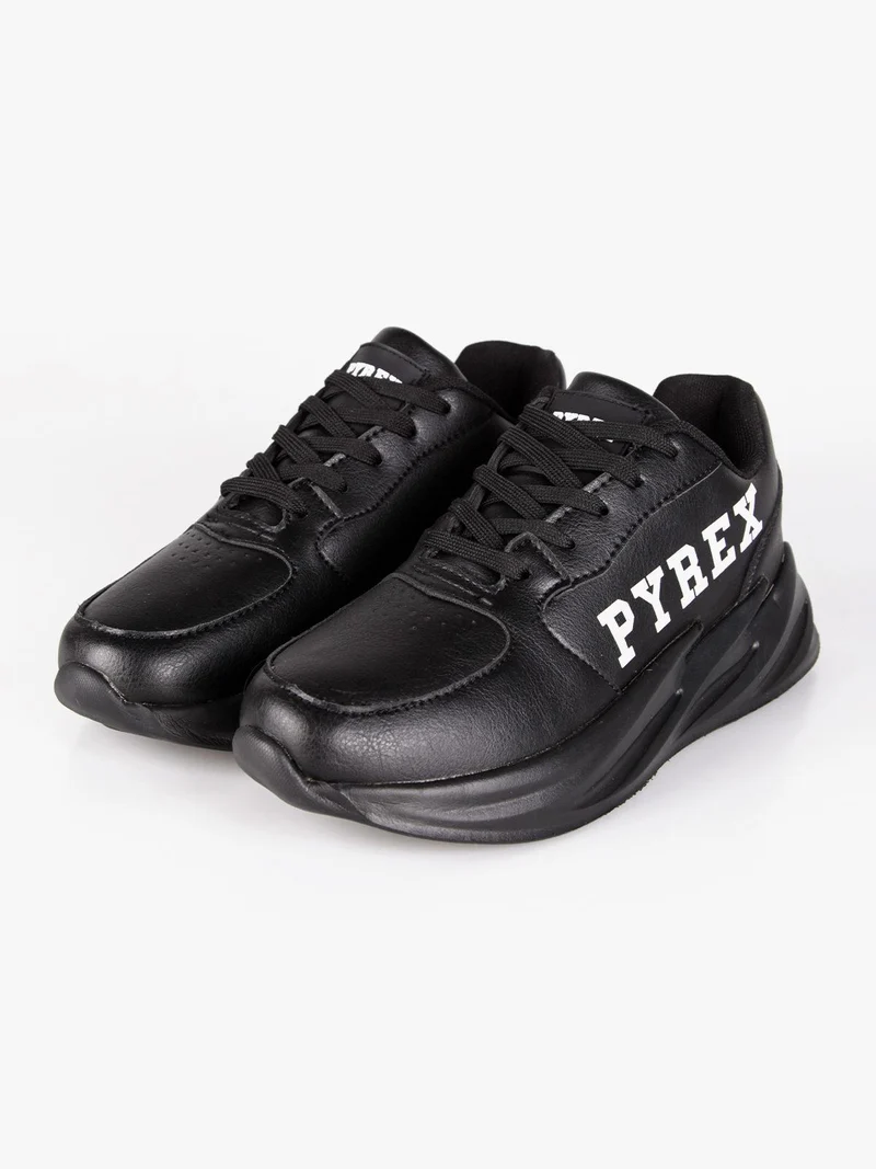 Chunky PY030124 Sneakers donna con zeppa - nero