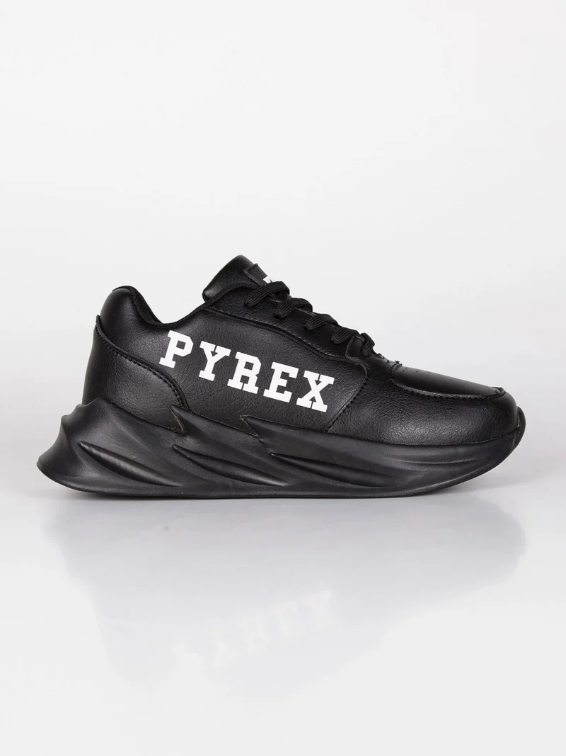 Chunky PY030124 Sneakers donna con zeppa - nero