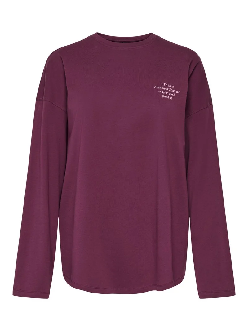 ONLCELESTINE L/S PRINT TOP BOX JRS
