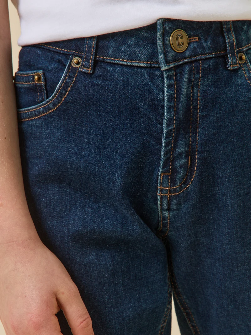 Jungen-Jeans mit geradem Schnitt
