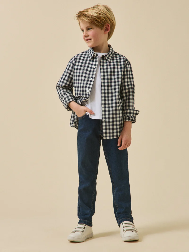 Jungen-Jeans mit geradem Schnitt