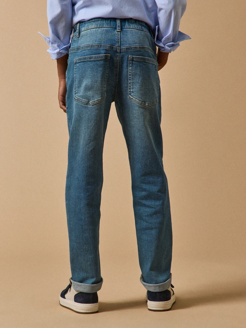 Jungen-Jeans mit geradem Schnitt
