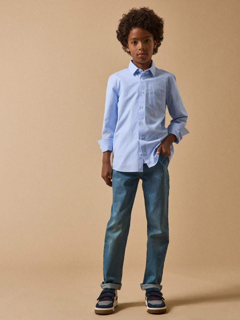 Jungen-Jeans mit geradem Schnitt