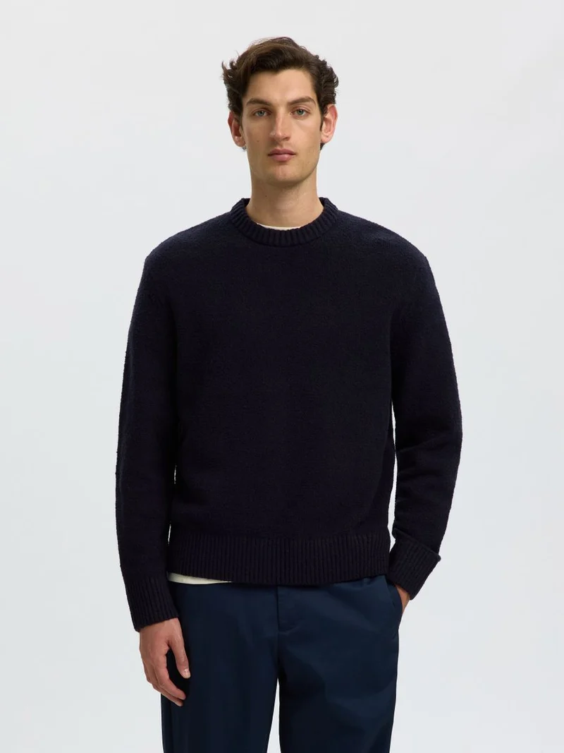 SLMALEX LS KNIT CREW NECK NOOS