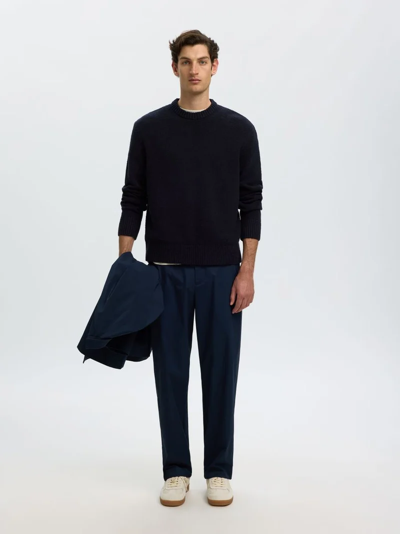 SLMALEX LS KNIT CREW NECK NOOS