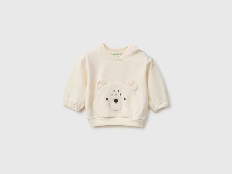 Sweatshirt mit Tiertasche