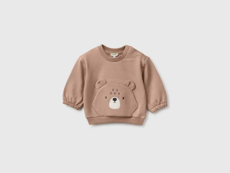 Sweatshirt mit Tiertasche