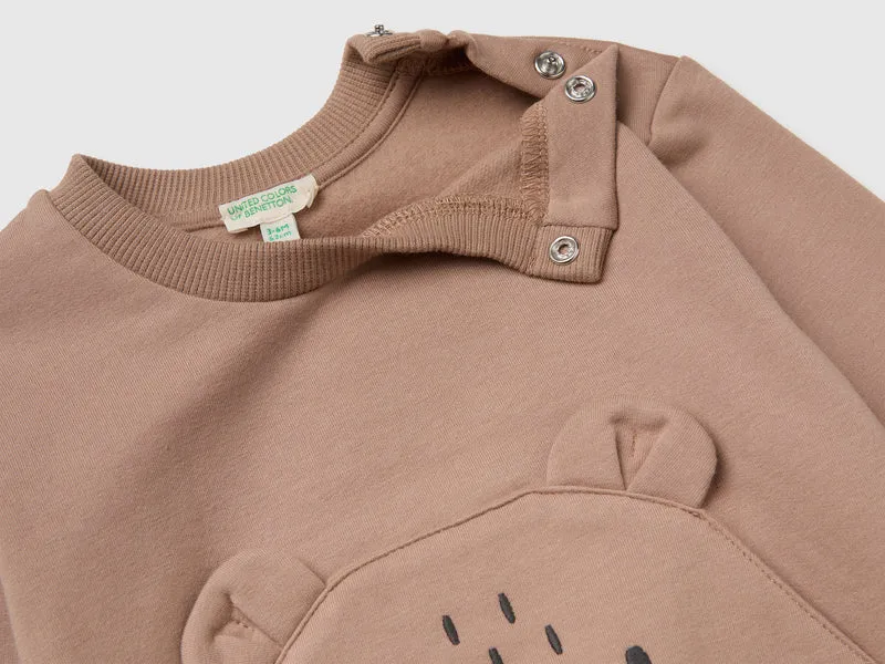 Sweatshirt mit Tiertasche
