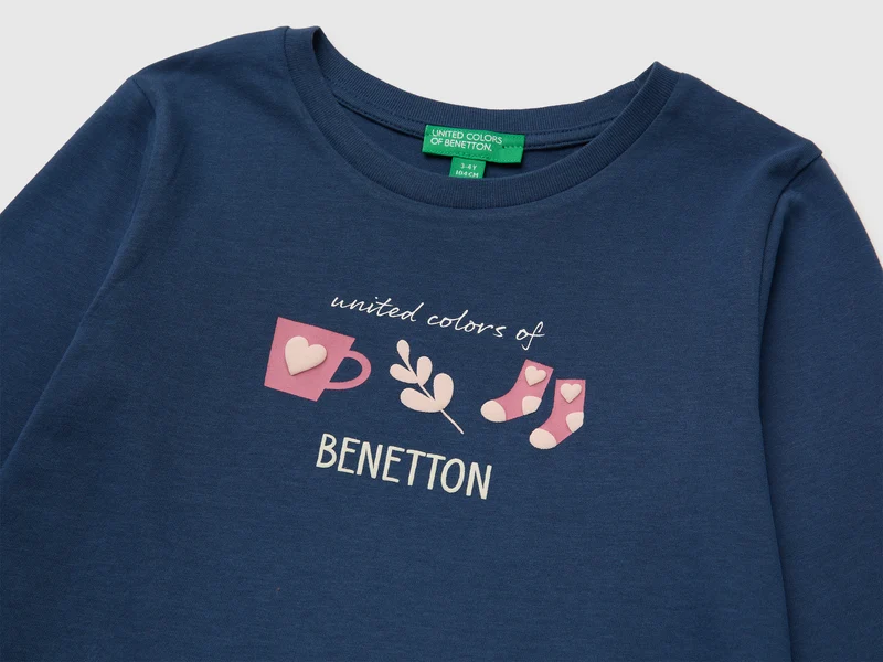 T-Shirt mit 3D-Druck