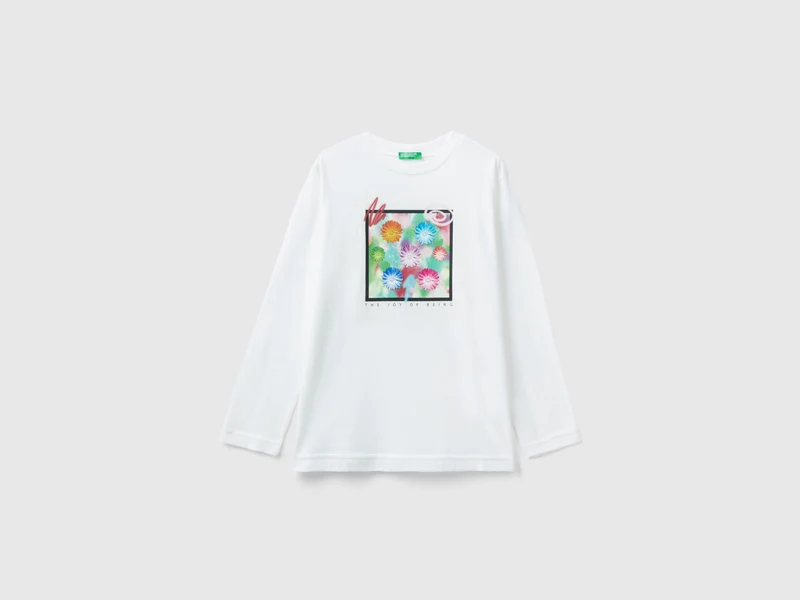 Warmes T-Shirt mit Fotoprint