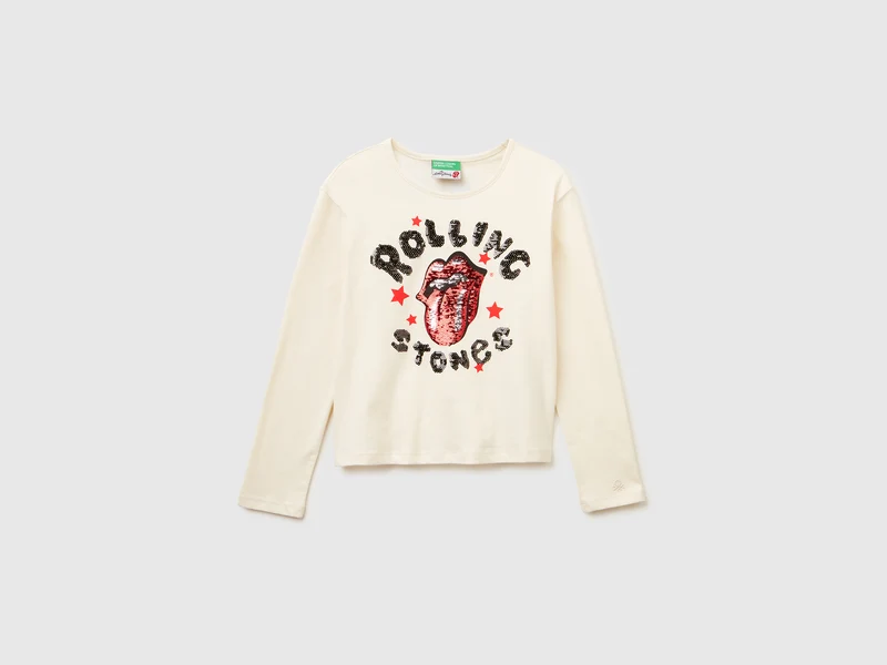T-Shirt im kastig geschnittenen Schnitt „The Rolling Stones“