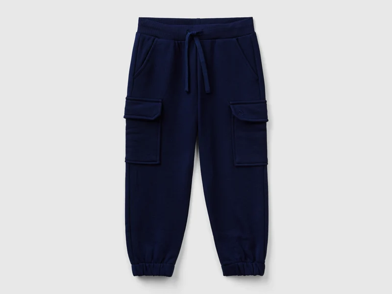 Cargohose aus Sweatstoff